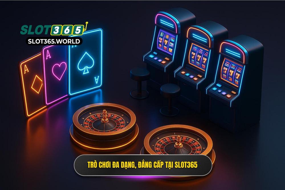 2.hệ Thống Trò Chơi đa Dạng Và đẳng Cấp Tại Slot365