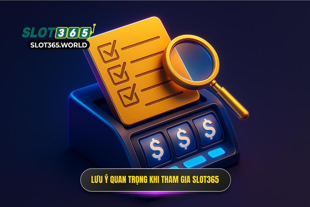 3.thông Tin Cần Lưu ý Khi Tham Gia Slot365